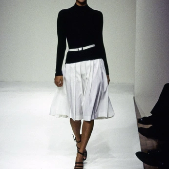 A cover of "Skirts" cluster. The owner is loveletterforyou. The cluster description is "Runway Skirts". The cluster consists of 31 elements.