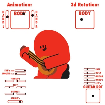 A cover of "Motion Character" cluster. The owner is aranha.work. The cluster consists of 1 element.
