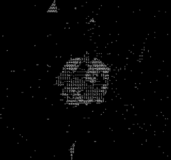 A cover of "ASCII Art" cluster. The owner is bigpapajon. The cluster consists of 6 elements.