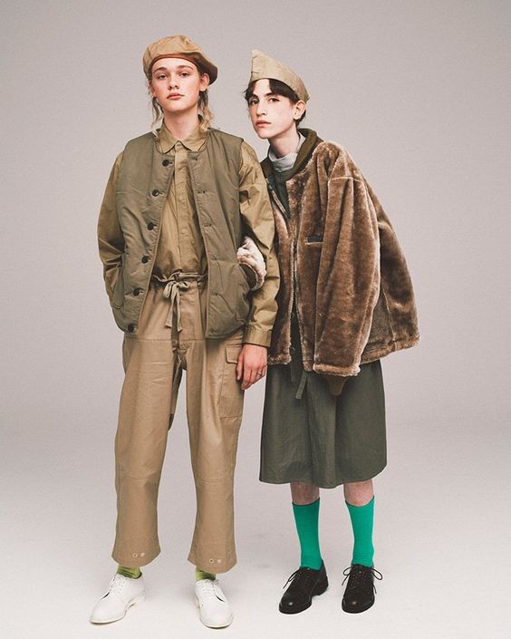 Looks from the Acne Studios Fall/Winter 2018 collection. Photo by Grace Ahlbom.
