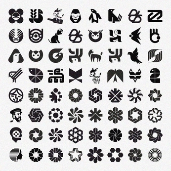 A cover of "Logo insp" cluster. The owner is kindanicedesign. The cluster consists of 42 elements.