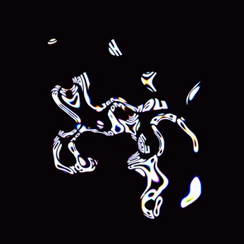 A cover of "Ethereal Flow" cluster. The owner is bloodytoast. The cluster description is "Water, cosmos and creatures of the deep. Neon, cybersigilllism". The cluster consists of 147 elements.