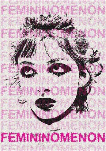 A cover of "feminist-zine" cluster. The owner is pvettymoon. The cluster consists of 32 elements.