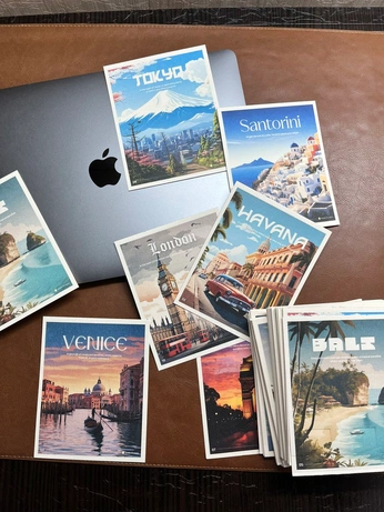 A cover of "travel magazine" cluster. The owner is aminhalacuna. The cluster consists of 5 elements.