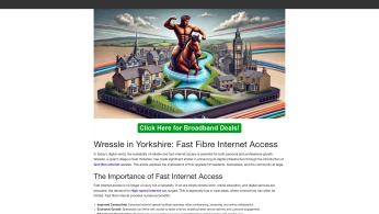 A cover of "Wressle Gigabit Fibre" cluster. The owner is savedimages. The cluster description is "Wressle Full Fibre Gigabit Broadband Deals.". The cluster consists of 1 element.