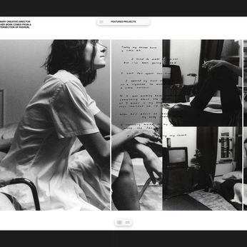 A cover of "Website Inspo" cluster. The owner is saffronavenue. The cluster consists of 71 elements.