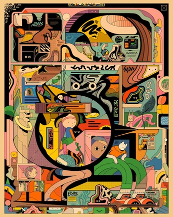 A cover of "maximalist design risd" cluster. The owner is smntha. The cluster consists of 20 elements.