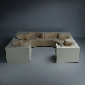 A cover of "ICONIC COUCHES" cluster. The owner is patrizialechner. The cluster consists of 50 elements.
