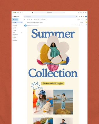 A cover of "Newsletter Design" cluster. The owner is thisisarkade. The cluster consists of 1 element.