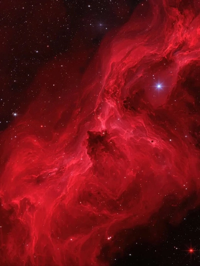 The Crescent Nebula (NGC 6888), a stellar nursery known for its hyd ...