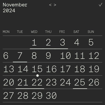 A cover of "Calendar" cluster. The owner is danimandjama. The cluster consists of 17 elements.