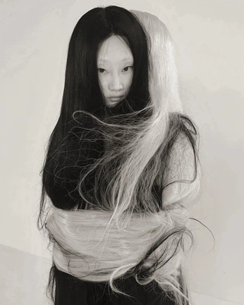 A cover of "Asian Hair" cluster. The owner is megcuna. The cluster consists of 24 elements.