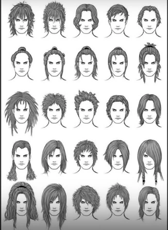 A cover of "Hair drawing" cluster. The owner is deathgarden. The cluster consists of 18 elements.