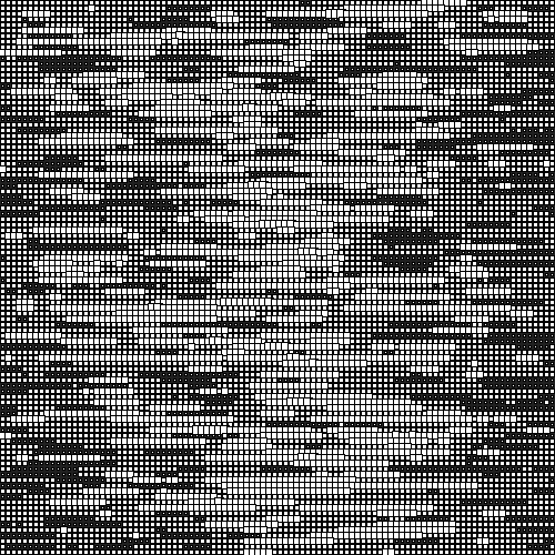Noise Revolve, a generative animation by the artist echophon.