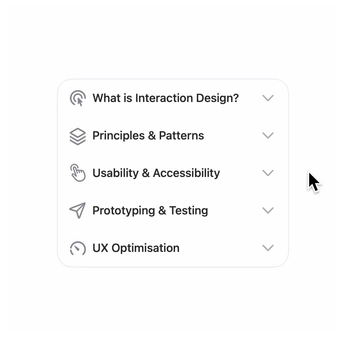 A cover of "UX Inspo" cluster. The owner is bsellers. The cluster consists of 16 elements.