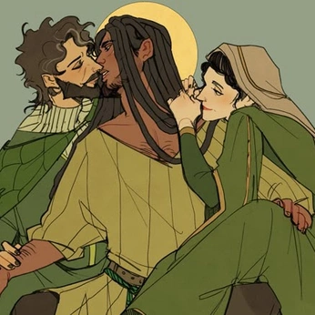 A cover of "AllTheWords I Never Said" cluster. The owner is browniboxx. The cluster description is ""The duality of man, to be a warrior and a lover at once."". The cluster consists of 293 elements.