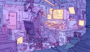 A cover of "Illustration - Drawing" cluster. The owner is anthonyasencios. The cluster consists of 12 elements.