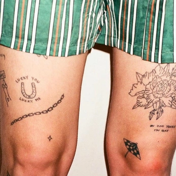 A cover of "tattoos" cluster. The owner is andrewsmash. The cluster consists of 22 elements.