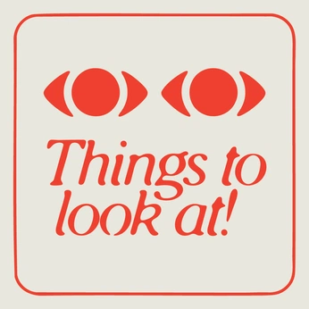 A cover of "Things to look at!" cluster. The owner is jroache. The cluster description is "look don't touch". The cluster consists of 342 elements.