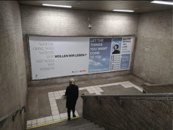 A cover of "OOH DIGITAL ADS" cluster. The owner is sybilroberts. The cluster consists of 53 elements.