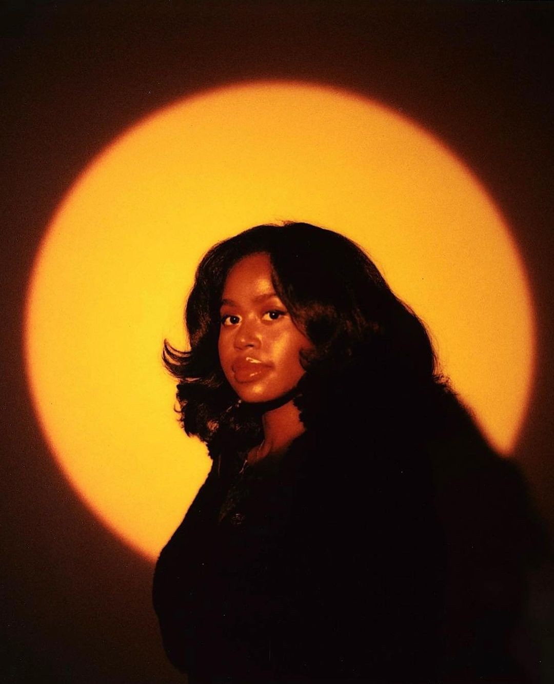 Portrait of musician Angel Boyd of Infinity Song for NME. Photo by Tamiym.
