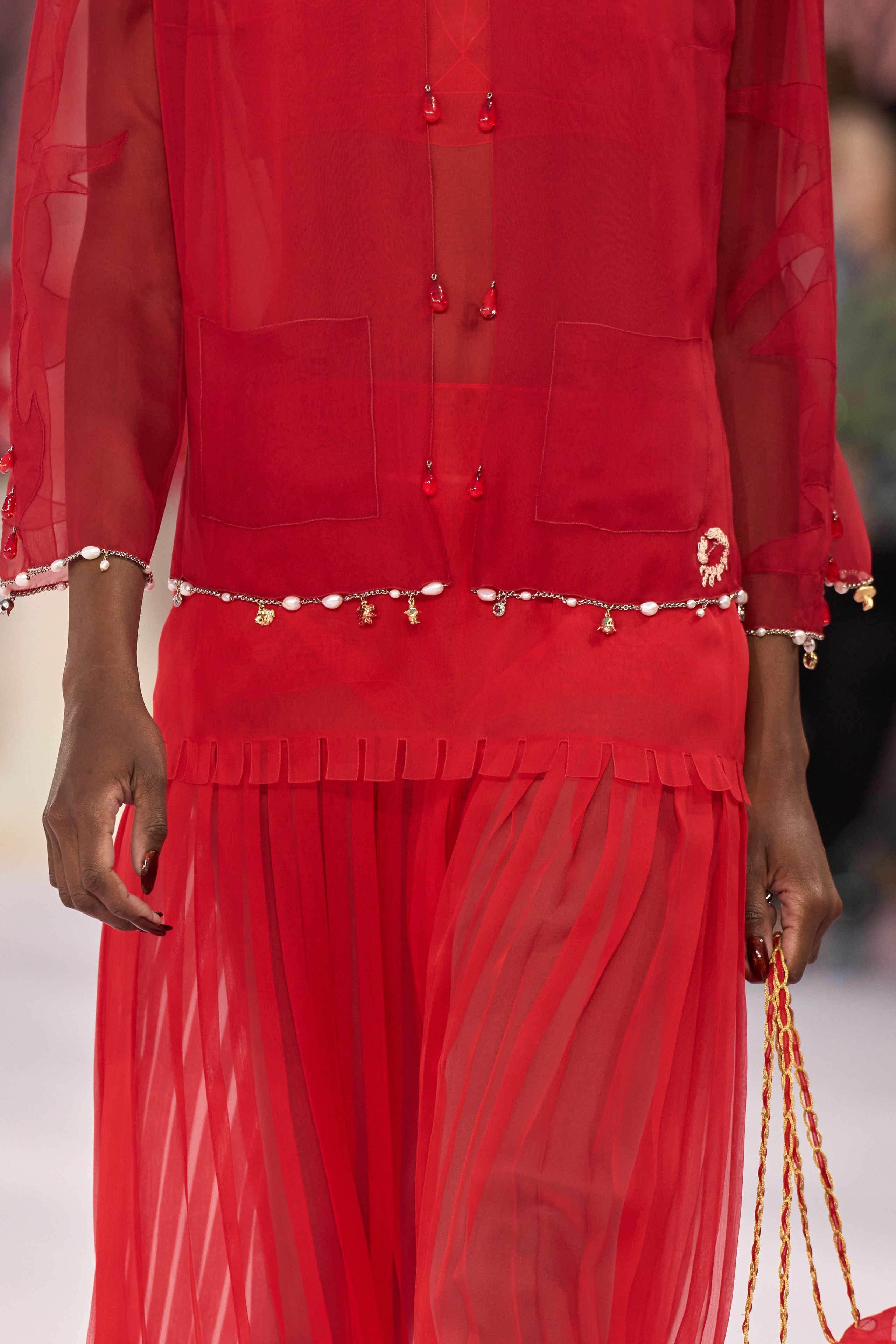 A detail from the Chanel Haute Couture Spring/Summer 2018 collection.