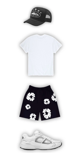 A cover of "Summer fits" cluster. The owner is styledszn. The cluster consists of 39 elements.