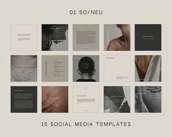 A cover of "social media posting" cluster. The owner is gezziee. The cluster consists of 12 elements.