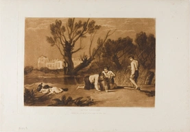Young Anglers, plate 32 from Liber Studiorum