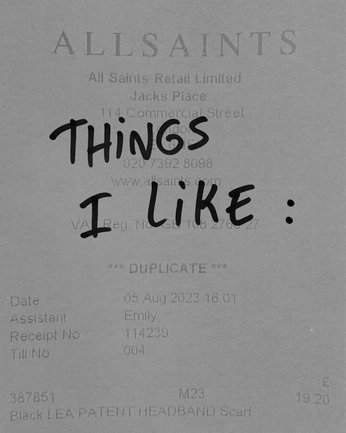 A cover of "Hand written" cluster. The owner is chiaraelle. The cluster consists of 3 elements.