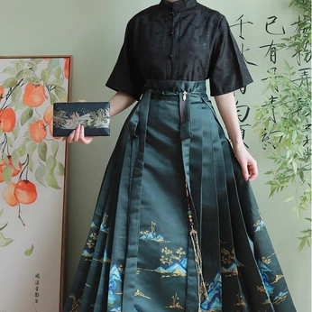 A cover of "Hanfu - Modern & Inspo" cluster. The owner is jessiezeng. The cluster consists of 27 elements.