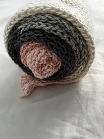 A cover of "Handmade Scarves" cluster. The owner is angelicaknitting. The cluster consists of 16 elements.