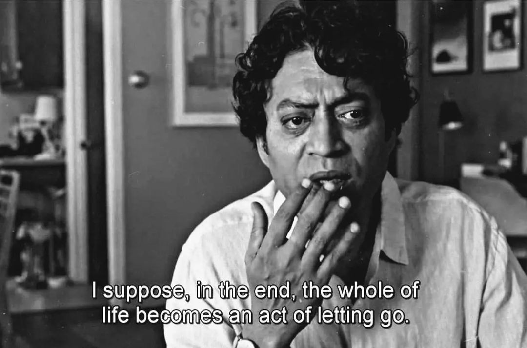 An Instagram  post added by jossiovita on Dec 31, 2023. The author is @caravan_of_cinema. May present: monochrome photography, jaw, flash photography, black-and-white, gesture.