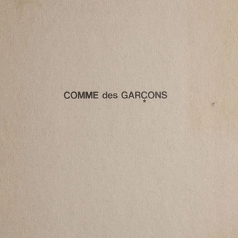 A cover of "comme des garcons" cluster. The owner is benji.something. The cluster consists of 12 elements.