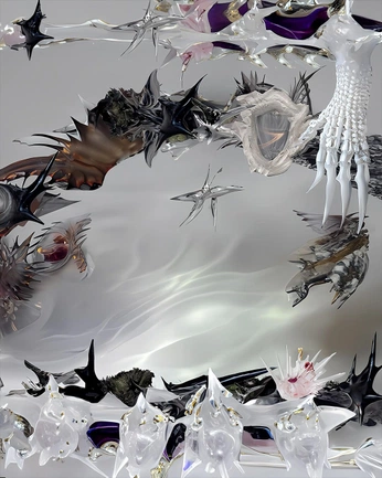 A cover of "organic spikes" cluster. The owner is iuhgvghjijhgv. The cluster consists of 119 elements.