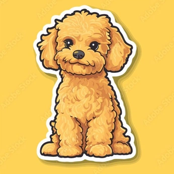 A cover of "Cute Poodle Puppy" cluster. The owner is aburadrafiu. The cluster consists of 78 elements.