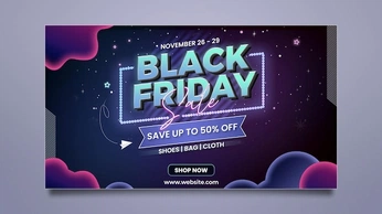 A cover of "Black Friday post" cluster. The owner is msdesign.club. The cluster consists of 2 elements.