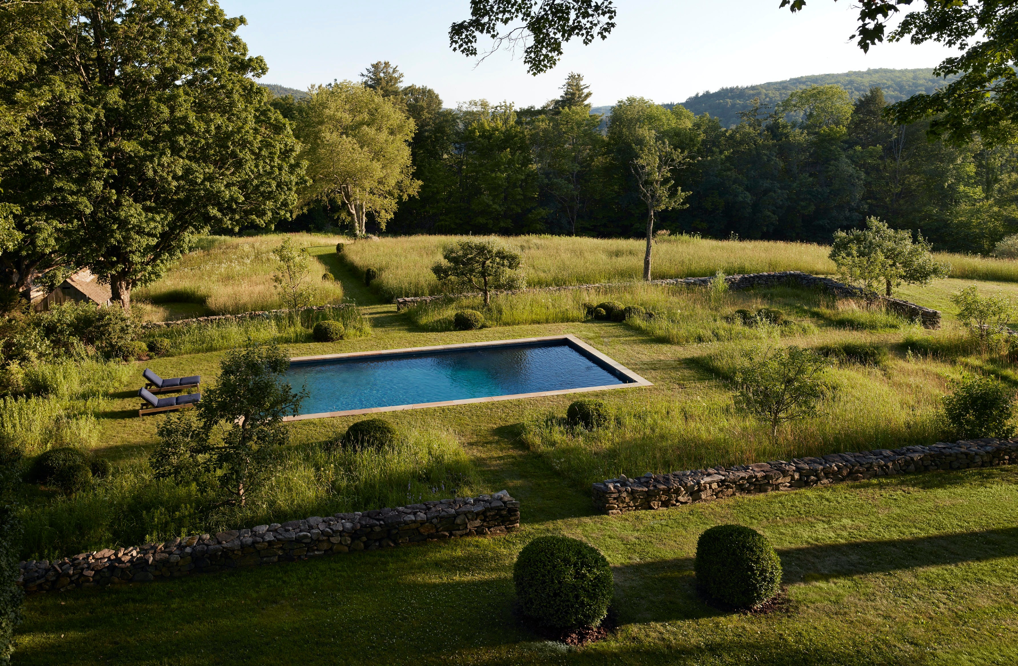 The Berkshires home of Proenza Schouler designers. Landscape by Miranda Brooks. Photo by Ricardo Labougle.