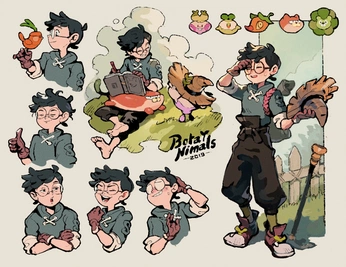 A cover of "dibujos ejemplares" cluster. The owner is clauuwu. The cluster consists of 16 elements.