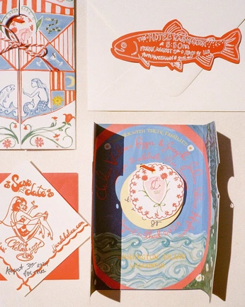 A cover of "wedding invites" cluster. The owner is elalla. The cluster consists of 10 elements.