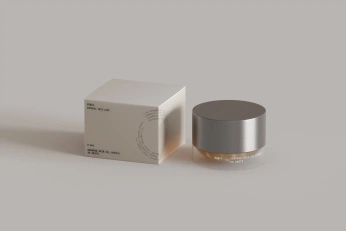 A cover of "SKincare Packaging" cluster. The owner is carlabad. The cluster consists of 8 elements.