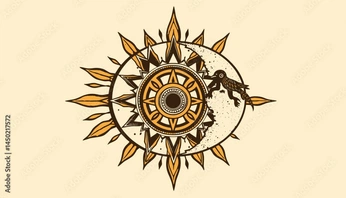 A cover of "Floral Moon Illustration" cluster. The owner is aburadrafiu. The cluster consists of 11 elements.