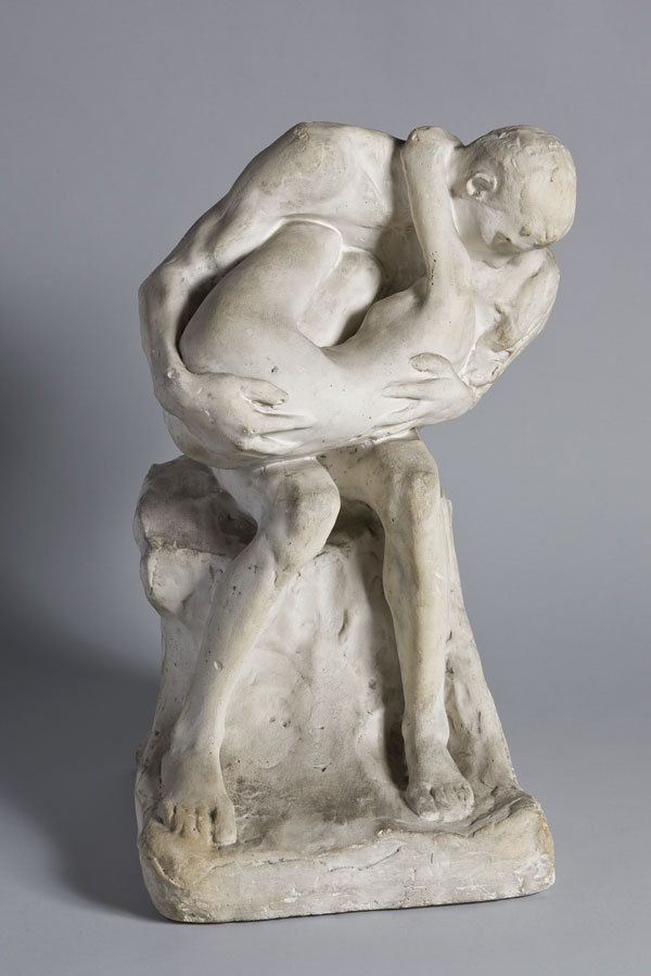 Gustav Vigeland's plaster sculpture Man and Woman, created around 1905.