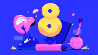 A cover of "cartoon motion design" cluster. The owner is katyatileva. The cluster consists of 11 elements.