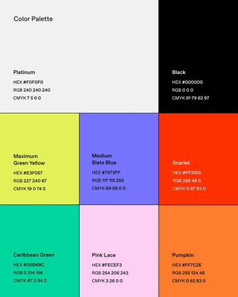 A cover of "Palette" cluster. The owner is elisa0871. The cluster consists of 1 element.