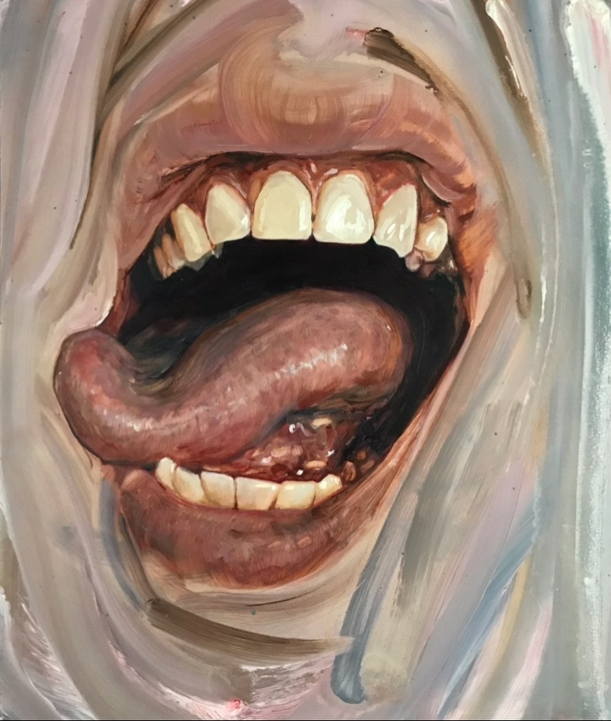 Painting by Liam Nunan of Lennox St Studios for a show at Goodspace Gallery.