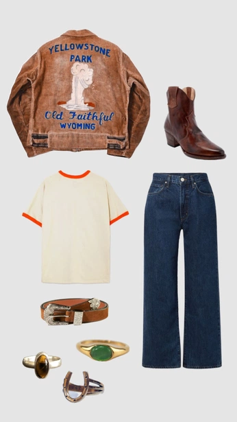 A cover of "Men’s Western" cluster. The owner is davidalba. The cluster consists of 4 elements.