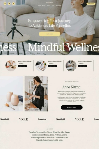 A cover of "Squarespace Templates" cluster. The owner is flowlay. The cluster description is "Curated Squarespace Website Templates for your creative business.". The cluster consists of 50 elements.