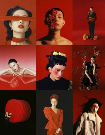 A cover of "production red" cluster. The owner is lulu11. The cluster consists of 15 elements.