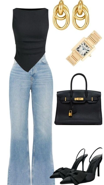 A cover of "going out outfits" cluster. The owner is bubbles13. The cluster consists of 12 elements.